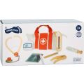 small foo tDoktorský set s červeno-bielou lekárskou taškou